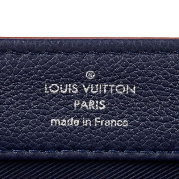 Lockme 2 BB 2WAY Chain Handbag Diagonal Shoulder Bag Leather Marine Rouge - Picture 7 of 8